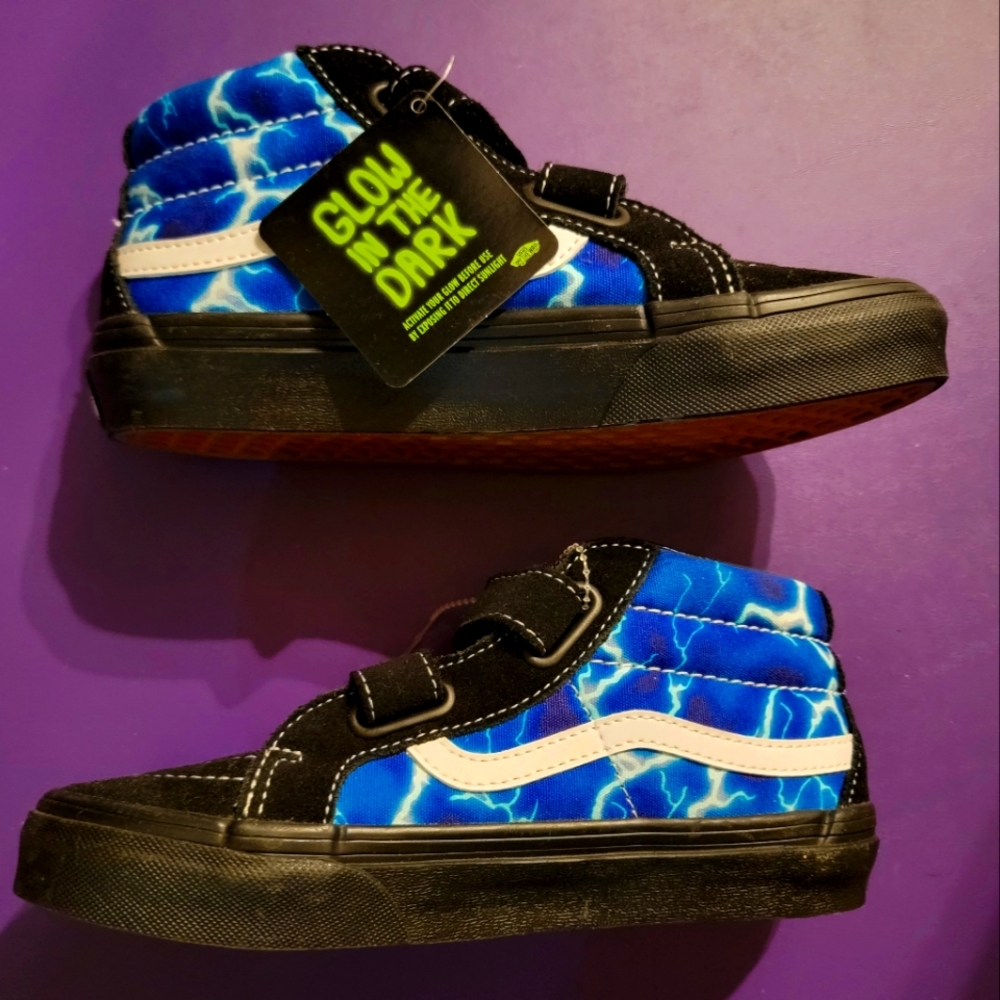 Vans Sk8 mid (velcro) size 2